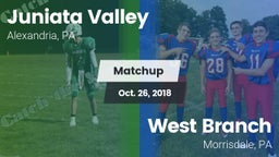 Matchup: Juniata Valley vs. West Branch  2018