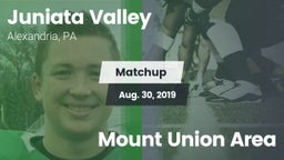 Matchup: Juniata Valley vs. Mount Union Area 2019