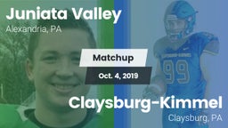 Matchup: Juniata Valley vs. Claysburg-Kimmel  2019