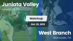 Matchup: Juniata Valley vs. West Branch  2019