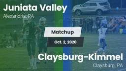 Matchup: Juniata Valley vs. Claysburg-Kimmel  2020