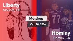 Matchup: Liberty vs. Hominy  2016