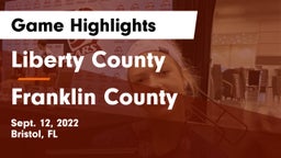 Liberty County  vs Franklin County Game Highlights - Sept. 12, 2022