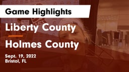 Liberty County  vs Holmes County Game Highlights - Sept. 19, 2022