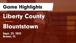 Liberty County  vs Blountstown  Game Highlights - Sept. 29, 2022