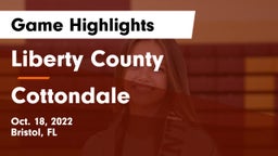 Liberty County  vs Cottondale  Game Highlights - Oct. 18, 2022