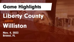 Liberty County  vs Williston  Game Highlights - Nov. 4, 2022