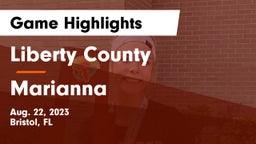 Liberty County  vs Marianna  Game Highlights - Aug. 22, 2023