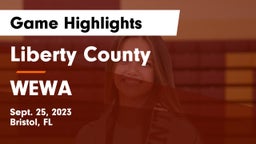 Liberty County  vs WEWA Game Highlights - Sept. 25, 2023