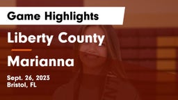 Liberty County  vs Marianna  Game Highlights - Sept. 26, 2023
