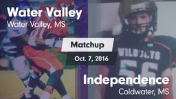Matchup: Water Valley vs. Independence  2016