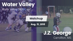 Matchup: Water Valley vs. J.Z. George  2018