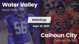 Matchup: Water Valley vs. Calhoun City  2020