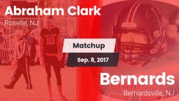 Matchup: Abraham Clark vs. Bernards  2017