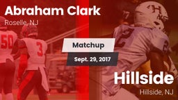 Matchup: Abraham Clark vs. Hillside  2017