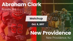 Matchup: Abraham Clark vs. New Providence  2017