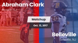 Matchup: Abraham Clark vs. Belleville  2017