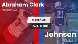 Matchup: Abraham Clark vs. Johnson  2018