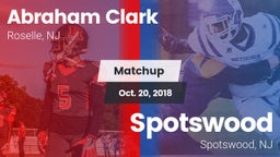 Matchup: Abraham Clark vs. Spotswood  2018