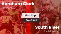 Matchup: Abraham Clark vs. South River  2019