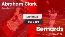 Matchup: Abraham Clark vs. Bernards  2019