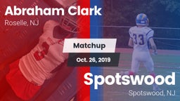 Matchup: Abraham Clark vs. Spotswood  2019