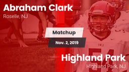 Matchup: Abraham Clark vs. Highland Park  2019