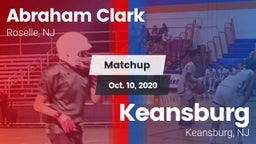 Matchup: Abraham Clark vs. Keansburg  2020