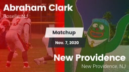Matchup: Abraham Clark vs. New Providence  2020