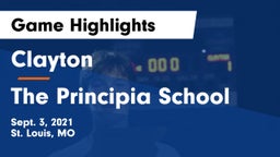 Clayton  vs The Principia School Game Highlights - Sept. 3, 2021