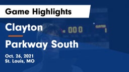 Clayton  vs Parkway South Game Highlights - Oct. 26, 2021
