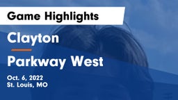 Clayton  vs Parkway West Game Highlights - Oct. 6, 2022