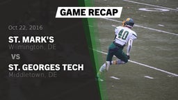 Recap: St. Mark's  vs. St. Georges Tech  2016