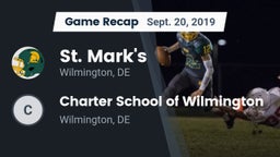 Recap: St. Mark's  vs. Charter School of Wilmington 2019