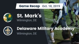 Recap: St. Mark's  vs. Delaware Military Academy  2019