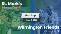 Matchup: St. Mark's vs. Wilmington Friends  2020