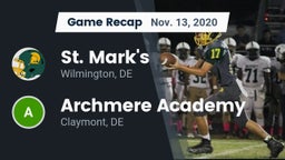 Recap: St. Mark's  vs. Archmere Academy  2020