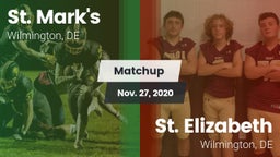 Matchup: St. Mark's vs. St. Elizabeth  2020