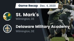 Recap: St. Mark's  vs. Delaware Military Academy  2020
