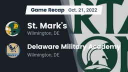 Recap: St. Mark's  vs. Delaware Military Academy  2022
