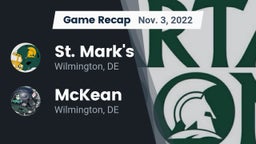 Recap: St. Mark's  vs. McKean  2022