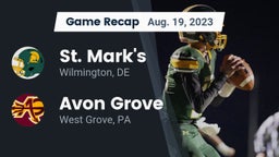 Recap: St. Mark's  vs. Avon Grove  2023