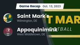 Recap: Saint Mark's  vs. Appoquinimink  2023
