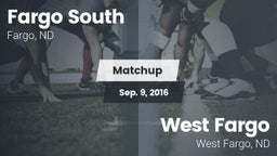 Matchup: Fargo South vs. West Fargo  2016