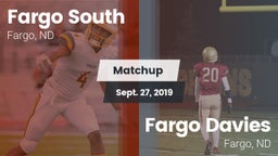 Matchup: Fargo South vs. Fargo Davies  2019