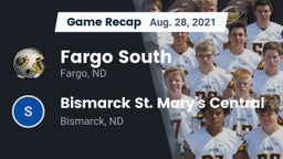 Recap: Fargo South  vs. Bismarck St. Mary's Central  2021