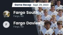 Recap: Fargo South  vs. Fargo Davies  2023