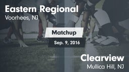 Matchup: Eastern vs. Clearview  2016