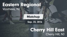 Matchup: Eastern vs. Cherry Hill East  2016