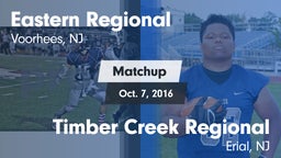 Matchup: Eastern vs. Timber Creek Regional  2016